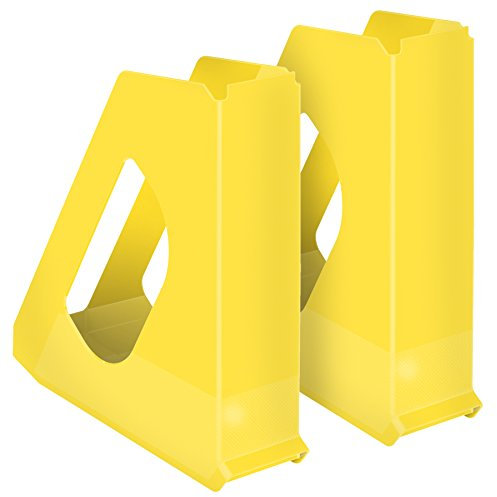 Esselte Europost Porte-revues Jaune Lot de 10
