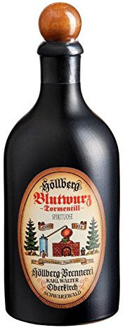 Blutwurz Höllberg 40% vol. (1 x 0,5 Liter) Blutwurz-Schnaps ohne Aromastoffe