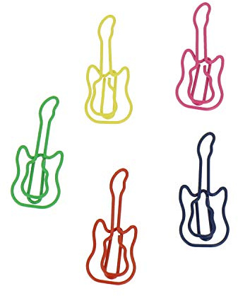 Büroklammern Box E-Gitarre - Schönes Geschenk für Musiker
