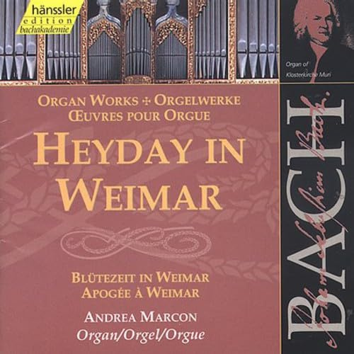 Bach: Organ works - Heyday in Weimar (Edition Bachakademie Vol 92) /Marcon