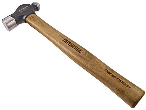 Faithfull 2lb Ball Pein Hammer Hickory Handle 908g (2lb)