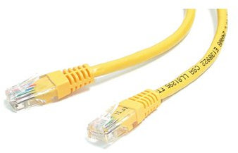 Cable-Core Cat 5e RJ45 UTP Ethernet Network LAN Cable Yellow 4 Metres
