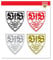 VfB Stuttgart Aufkleber 4er Set