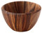 Continenta Holzschüssel, Obstschale, Holzschale aus Akazien-Kernholz in Edel Ausführung, wunderschöne Holz-Musterung, Größe: Ø 25 x 14,5 cm