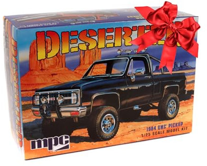 Round2 MPC848/12 MPC-1984 GMC (Black), 1:25 (MPC848M) 1/25 1984er Pickup, schwarz