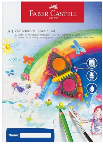 Faber-Castell Zeichenblock A4 20 Blatt