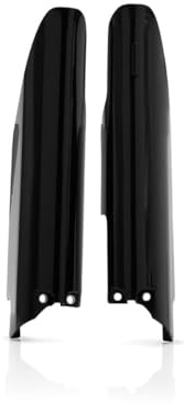 Acerbis Lower Fork Cover Set Black Compatible with Suzuki RMZ450 2007-2017/RMZ250 2007-2018/RM125 2007/RM250 2007-2008/RMX450Z 2010, 2017-2019 - 2113730001