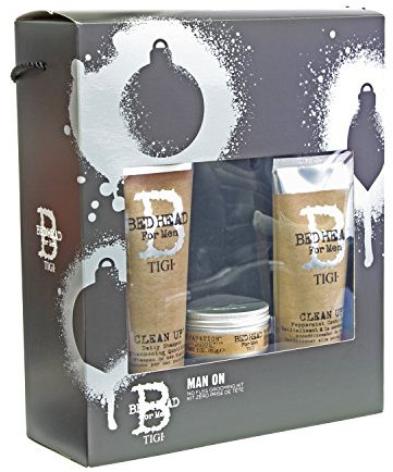 Bed Head Man On Set – Clean Up Shampoo, Conditioner und Matttrennwachs