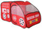 Gazechimp Kinder Feuer-LKW-Auto Spielzelt Kingdom Pop Up Spielzelt Haus Spielzeug Rot