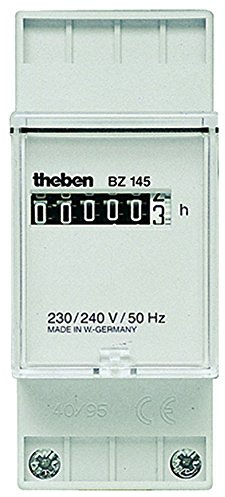 Theben BZ 145 230 V modulaire de Compteur horaire de Fonctionnement, 2 tle, 1450000