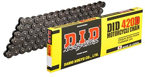 DID Chain 420 D, 120 Links (Standard), Open with Clip Lock