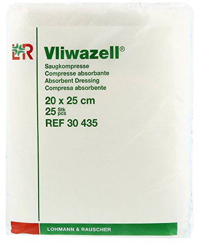 Vliwazell Saugkompressen 20x25 cm Unsteril
