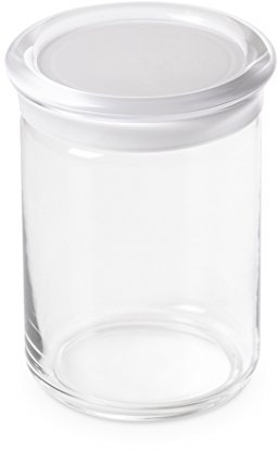 OMADA Design Barattolo Cucina in Plastica da 1 lt, Contenitore per Pasta, Alimenti, Made in Italy, Lavabile in Lavastoviglie, Linea Trendy