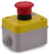 Not-Aus Taster Not Halt Schalter Pilztaster Emergency Stopp Notfall Mushroom Push-Button IP54 1NO+1NC 10A 400V