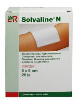 SOLVALINE N 5x5 cm steril Kompressen 25 Stück