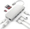 SATECHI USB-C Hub Multiport Adapter, USB-C Docking Station with 4K HDMI, 60W PD Charging, 3 USB-A, Ethernet, Micro/SD Card Readers, for MacBook Pro/Air M1 M2 M3, Windows – Silver