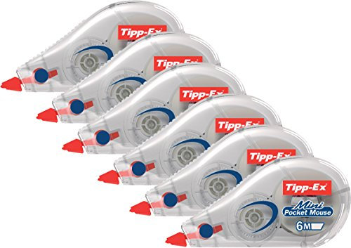 Tipp-Ex Mini Pocket Mouse Einweg-Korrekturroller 6 Stück