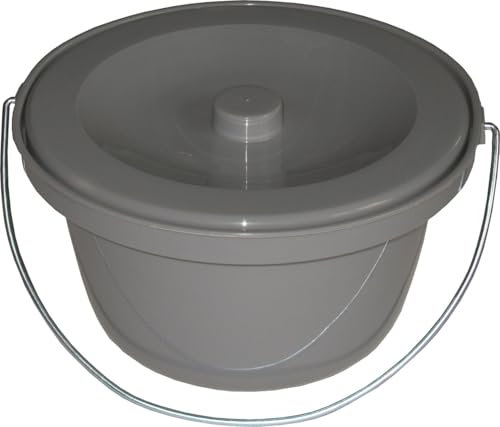 Sundo Homecare GmbH Toiletten-Eimer, Grau, Kunststoff