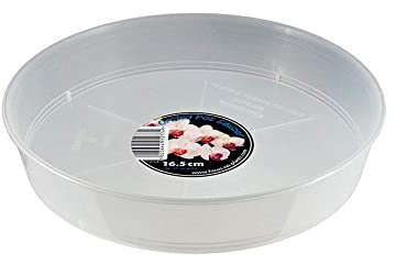 Growth Technology Dessous de Pots en Plastique pour Pot à orchidée 17 cm