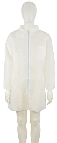 3M Visitors Coat, White, 4400-W-M