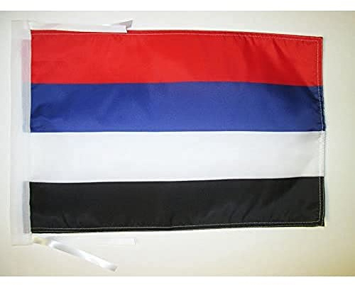 AZ FLAG Flagge Indianer von Kolumbia 45x30 cm Polyester 100D Kordeln