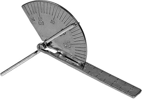 Finger-Goniometer, Winkelmesser, Gradmesser, Schenkellänge 9 cm, 0-180°