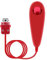 OSTENT Bewegungsbasierter Kabelgebundener Nunchuck Controller für Nintendo Wii Konsole Videospiel Farbe Rot