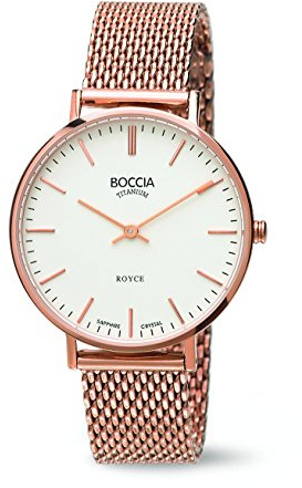 Boccia Damen-Armbanduhr Analog Quarz Edelstahl 3590-09