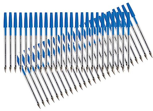 Q Connect KF26039 Kugelschreiber, mittlere Strichstärke (50 Stück) 50 blau