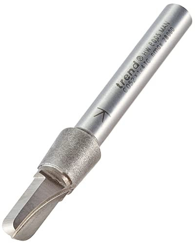 Trend CraftPro Cavetto Router Cutter Bit, 1/4 Inch Shank, 3.2mm Radius and 6.3mm Cut Diameter, Tungsten Carbide Tipped, C052X1/4TC