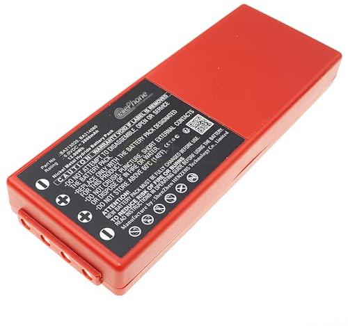 cellePhone Akku NI-MH kompatibel mit HBC Radiomatic Spectrum 2 - Spectrum 3 - FUB10XL FUB78AA BA214060 BA214061 (Ersatz für BA214060) - 2000mAh / 6V