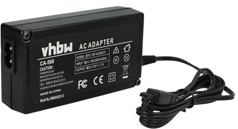 vhbw alimentatore sostituisce Canon CA-560 per fotocamera, fotocamera digitale, 2m