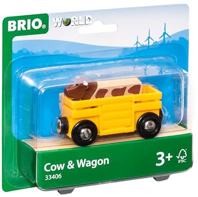 BRIO World - Tierwagen mit Kuh