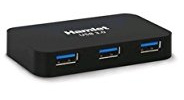 Hamlet XHUB430BK Hub USB 3.0 4 porte 5GBbs con cavo USB 3.0