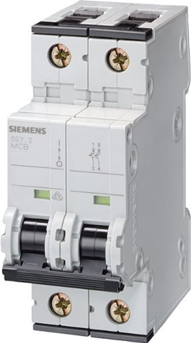 Siemens 5SY65166 Supplementary Protector, UL 1077 Rated, 1 Pole Breaker + Neutral, 16 Ampere Maximum, Tripping Characteristic B