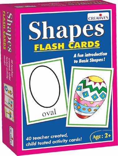 Creative Educational Pre-School Shapes Flash Cards