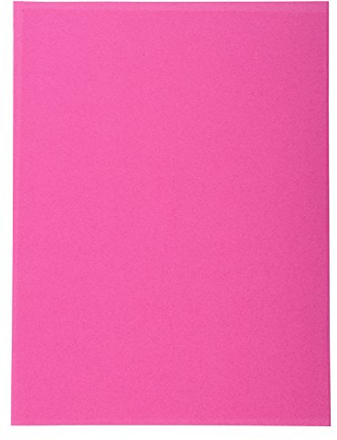 Exacompta 420020E 100er Pack Aktendeckel Forever® 170 g/m2 Aus Recycling-Karton für DIN A4 Blauer Engel ideal für die lose Blatt-Ablage fuchsia Sammelmappe Dokumentenmappe