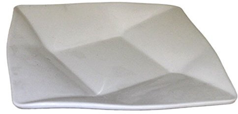 Acan Plato Cuadrado de melamina 25 x 25 cm Blanco