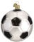 Old World Christmas Décoration de Sapin de Noël en Forme de Ballon de Football en Verre soufflé