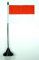 Fahne/Tischflagge Schützenfest rot/weiß 11 x 16 cm