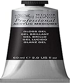 Winsor & Newton 3020914 Glanzendes Gel, verbessert Transparenz, Tiefe und Glanz von Acrylfarben - 60ml Tube