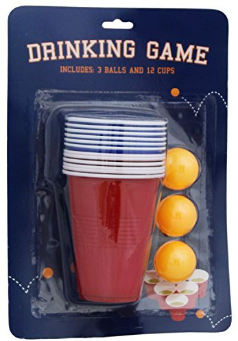 Carousel Toys and Gifts Beer Pong Trinkspiel für Erwachsene für Weihnachten Junggesellinnenabschiede
