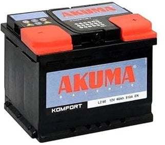 BATTERIA AUTO AKUMA = FIAMM Energy Technology s.p.a. 60 AH 12V 510A EN ORIGINALE ALFA ROMEO 147