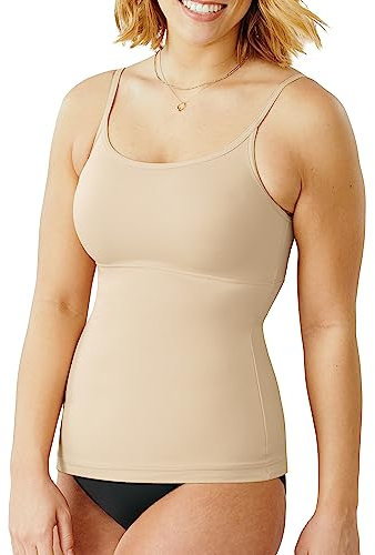 Maidenform Damen Fat Free Dressing Camisole Top, Elfenbein, (Herstellergröße: Small)
