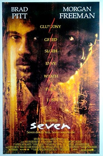Close Up Sieben - Seven (1995) | US Import Filmplakat, Poster [68 x 98 cm]
