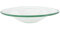 Magical Gift Store Premium White & Green Spare Glass Dish for Oil Burners - 2.4cm x 11.5cm (1 Pc) Universal Fit, Durable & Heat-Resistant Glass - Perfect for Home & Office
