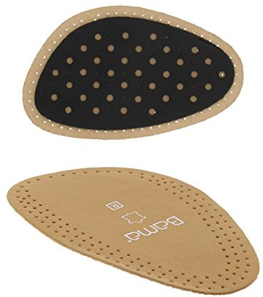 Bama Unisex 1/2 Comfort Exquisit Premium Halb Sohlen Schuheinlagen aus hochwertigem Leder Gr e 37 38 s, Braun, 37/38 EU Schmal