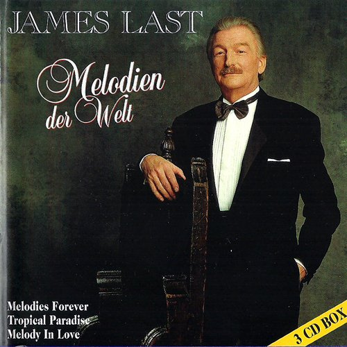 Vom King des Easy Listening James Last eine beschwingte Zusammenstellung großer Welthits im ureigenen Stil (CD Album, 58 Titel) La Vie En Rose / Spanish Eyes / O Sole Mio / Barcarole / Elise / Jerusalem / The House Of The Rising Sun / Amazing Grace / Lili Marleen / Brazil / I Just Calles To Say I Love You / Killing Me Softly / Love Story u.a.