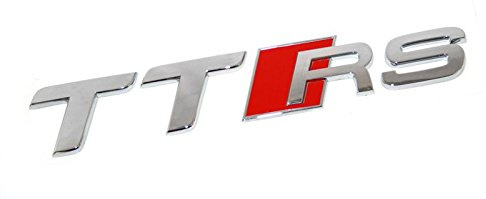 Schriftzug TTRS Original Audi TT Tuning Emblem Heckklappe Typzeichen Chrom