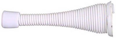 Stanley N265-256 3 in. Spring Door Stop, White, Pack - 2